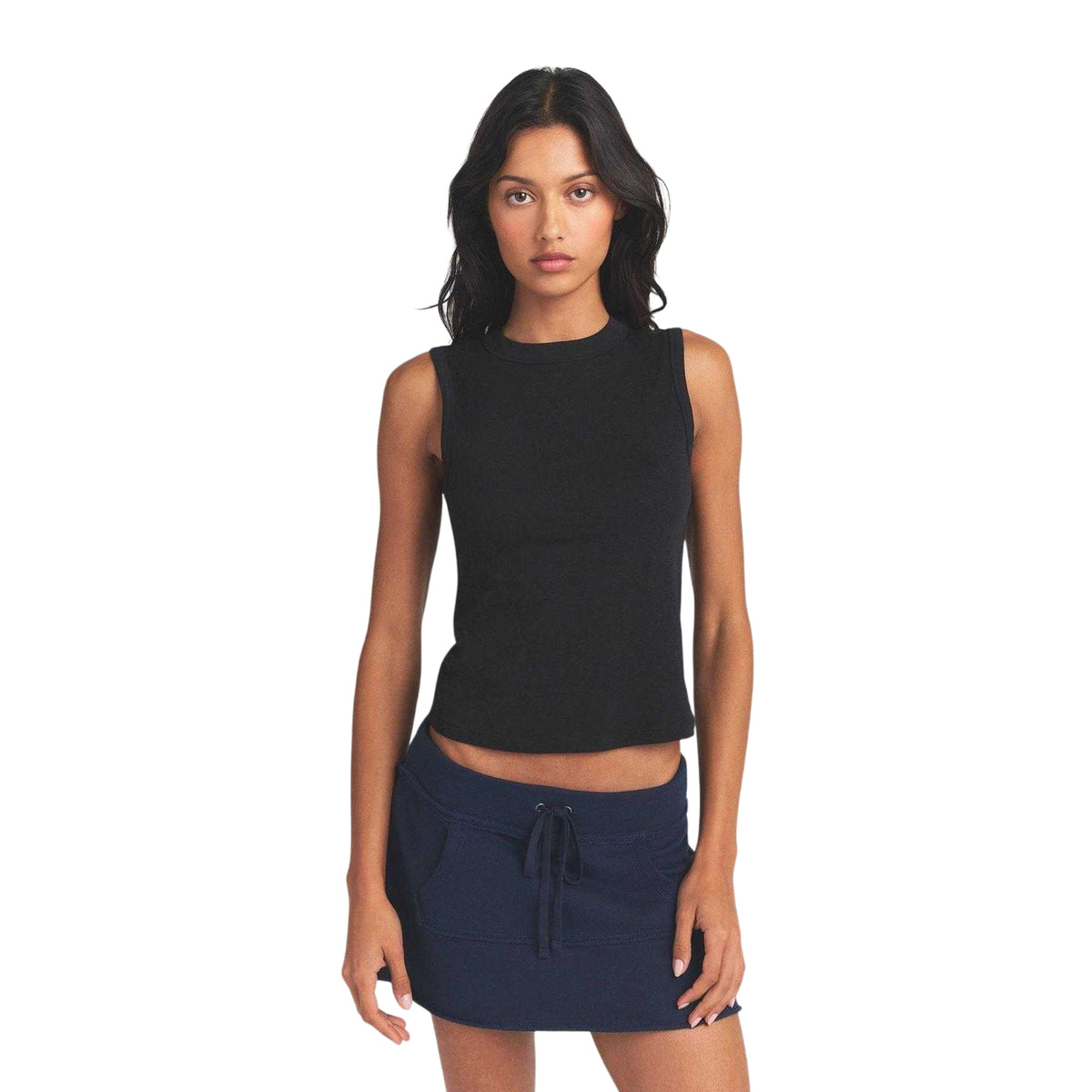 Onyx - Side - Skims Womens-Ladies High-Neck Tank Top