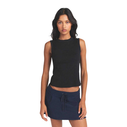Onyx - Side - Skims Womens-Ladies High-Neck Tank Top