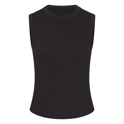 Onyx - Front - Skims Womens-Ladies High-Neck Tank Top