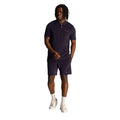 Navy - Pack Shot - Lyle & Scott Mens Towelling Polo Shirt