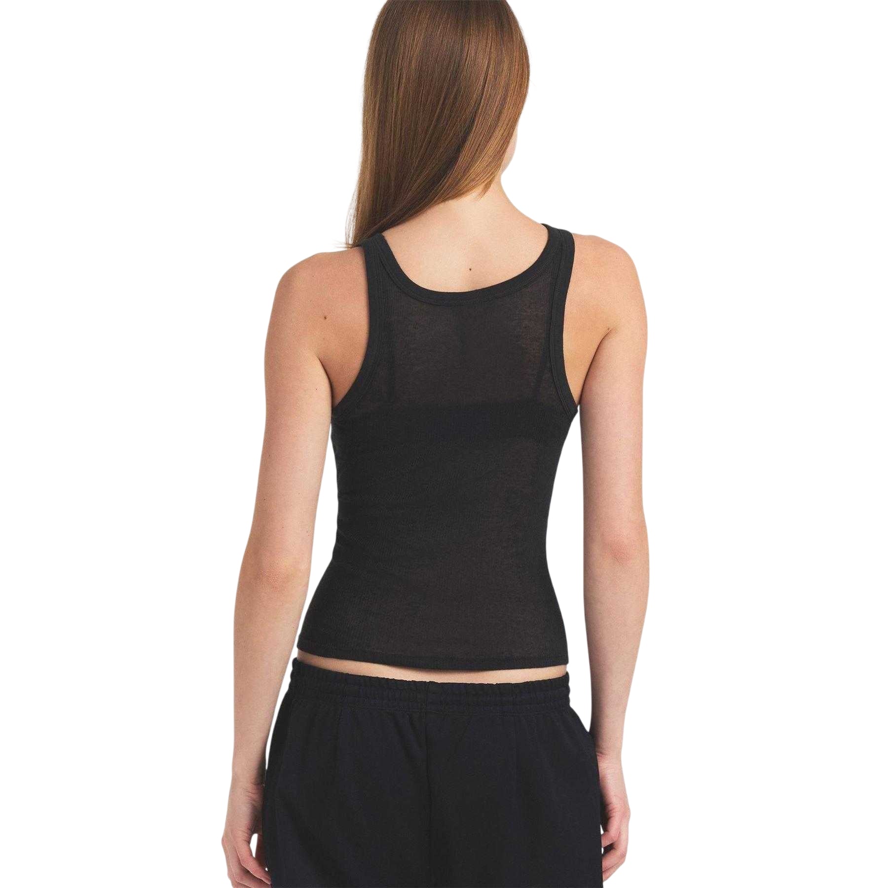 Soot Grey - Back - Skims Womens-Ladies Plain Tank Top