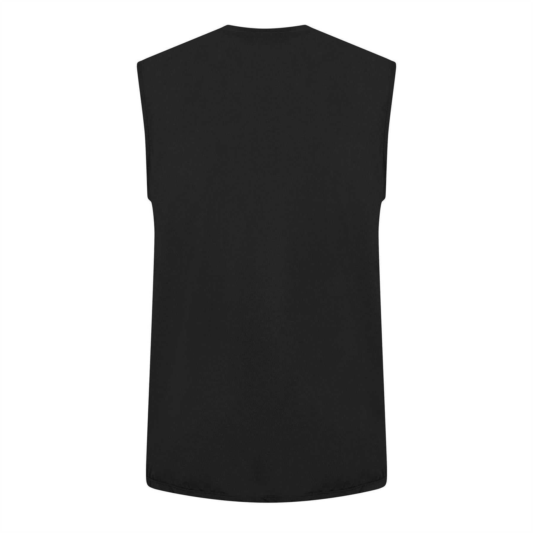 Black - Back - Condition Mens Aero Training Tank Top