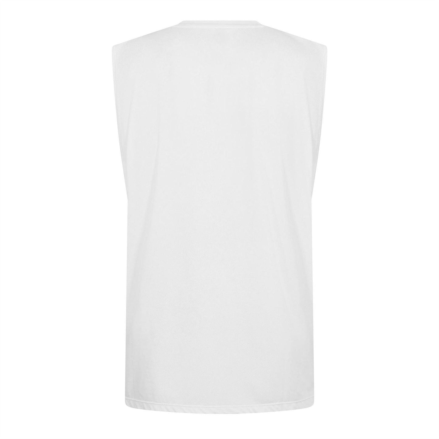White - Back - Condition Mens Aero Training Tank Top