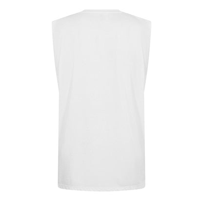 White - Back - Condition Mens Aero Training Tank Top