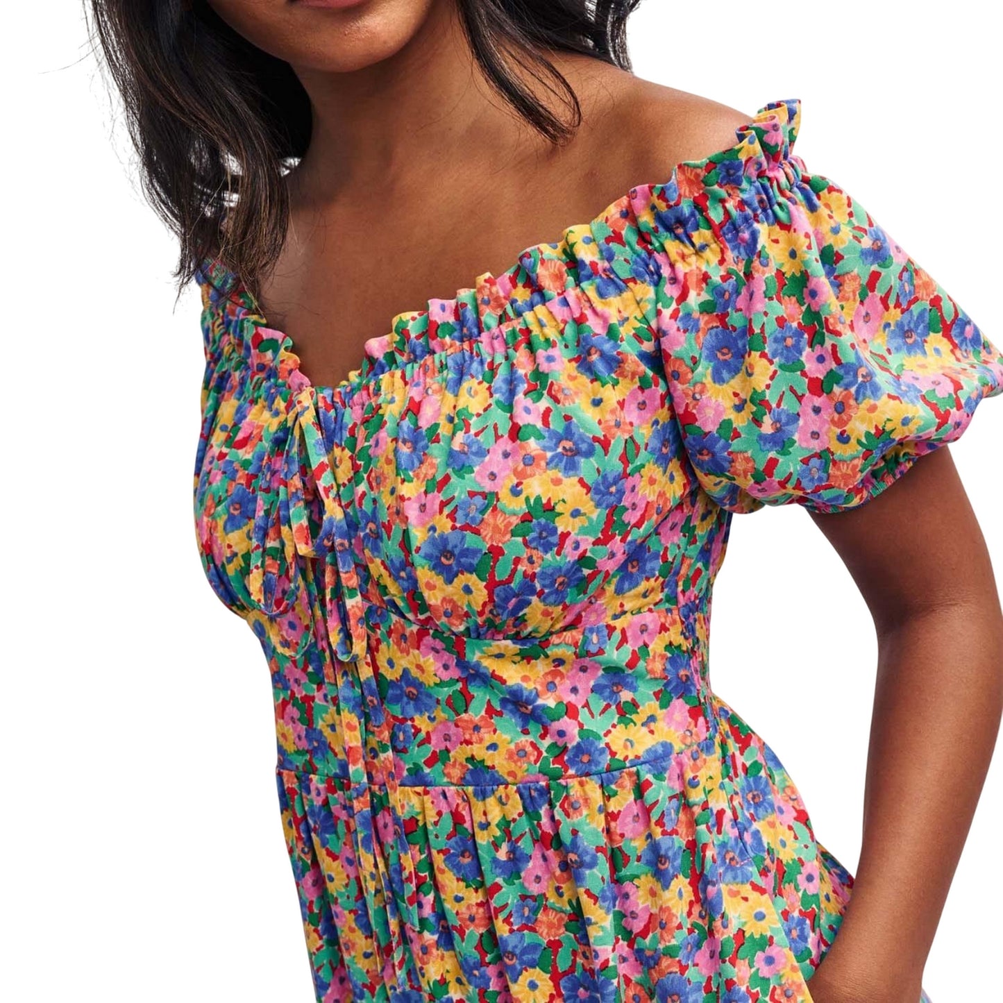 Multicoloured - Side - Nobody´s Child Womens-Ladies Genevieve Floral Midi Dress