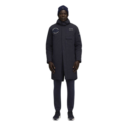 New French Navy - Side - Puma Mens Saysky Team Longline Hooded Jacket