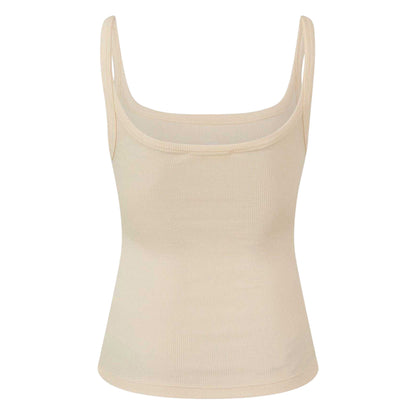 White - Front - 4th And Reckless Womens-Ladies Scoop Neck Tank Top