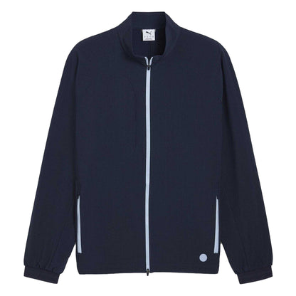 Deep Navy - Front - Puma Mens Cypress Performance Golf Soft Shell Jacket