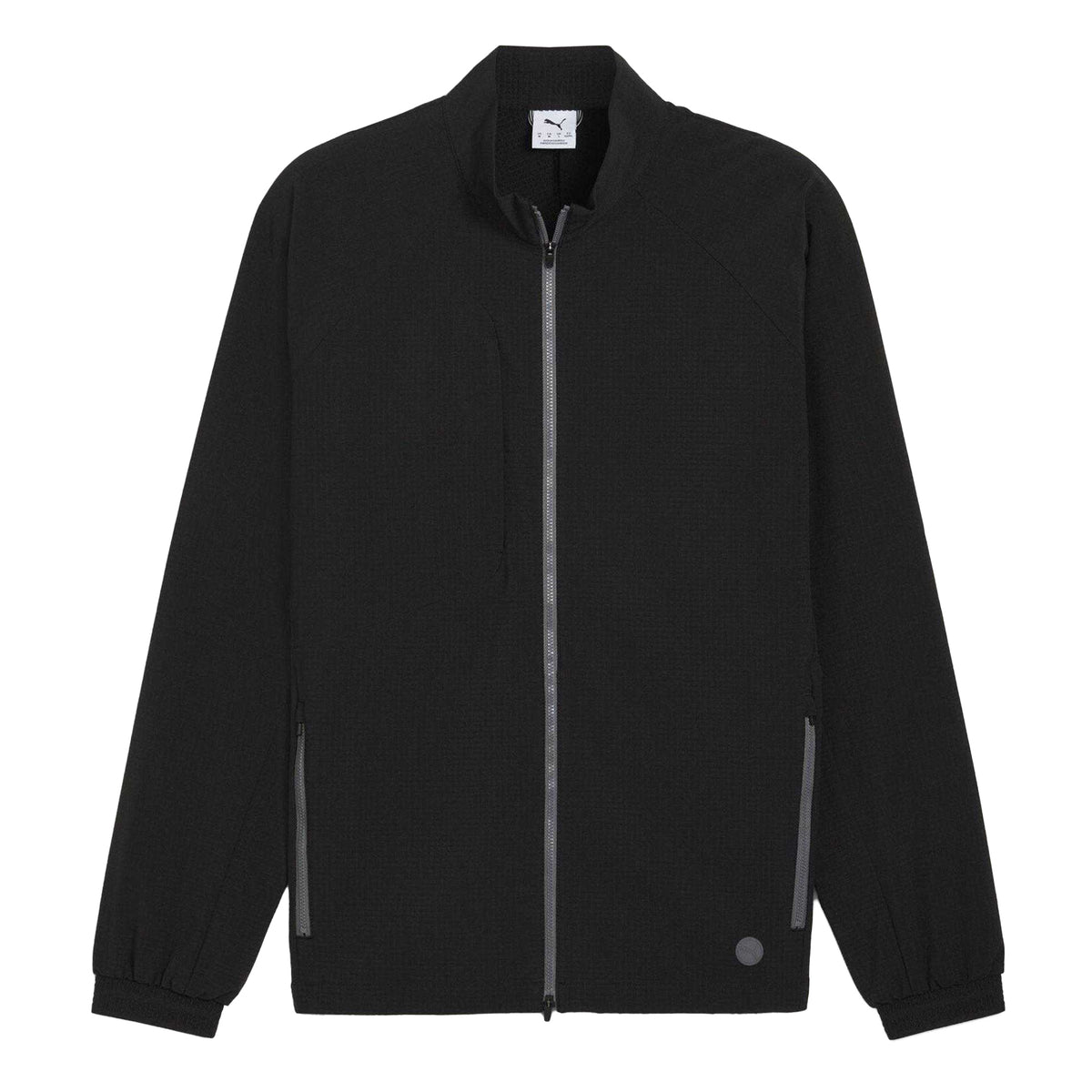 Black - Front - Puma Mens Cypress Performance Golf Soft Shell Jacket
