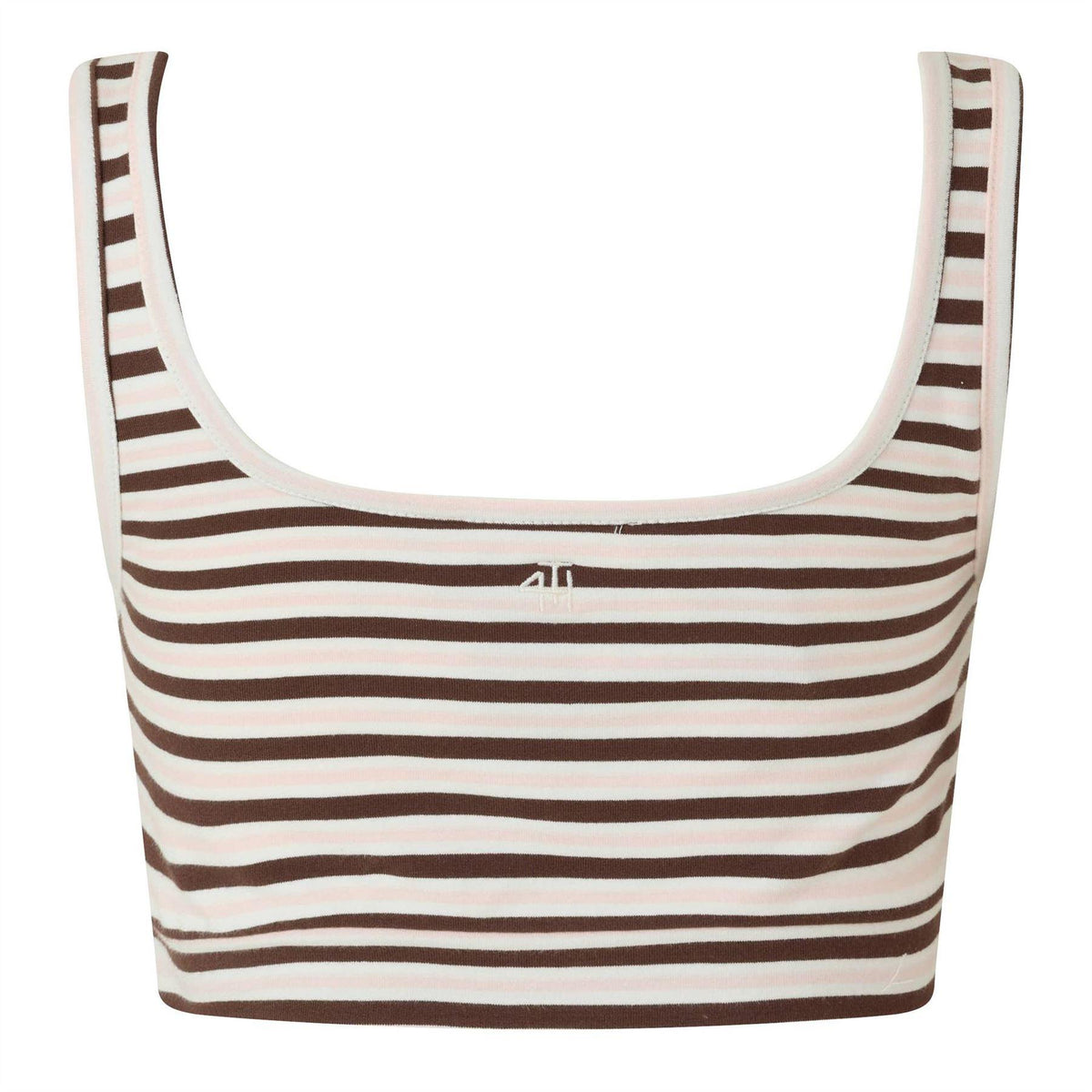 Multiple Choice - Back - 4th & Reckless Womens-Ladies Horizontal Stripe Snug Fit Top