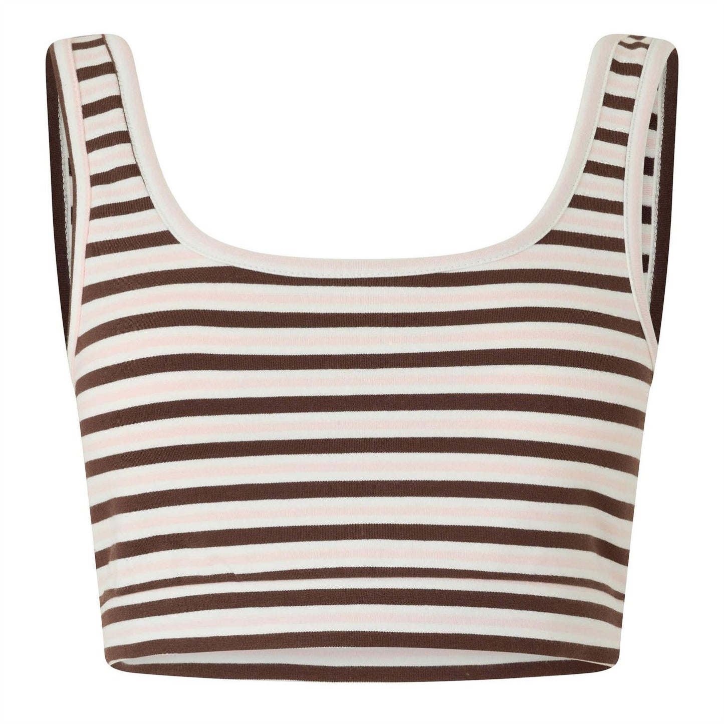 Multiple Choice - Front - 4th & Reckless Womens-Ladies Horizontal Stripe Snug Fit Top