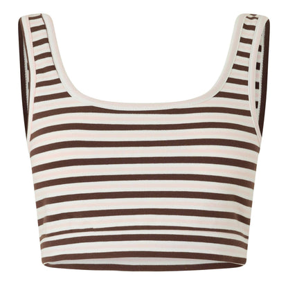 Multiple Choice - Front - 4th & Reckless Womens-Ladies Horizontal Stripe Snug Fit Top