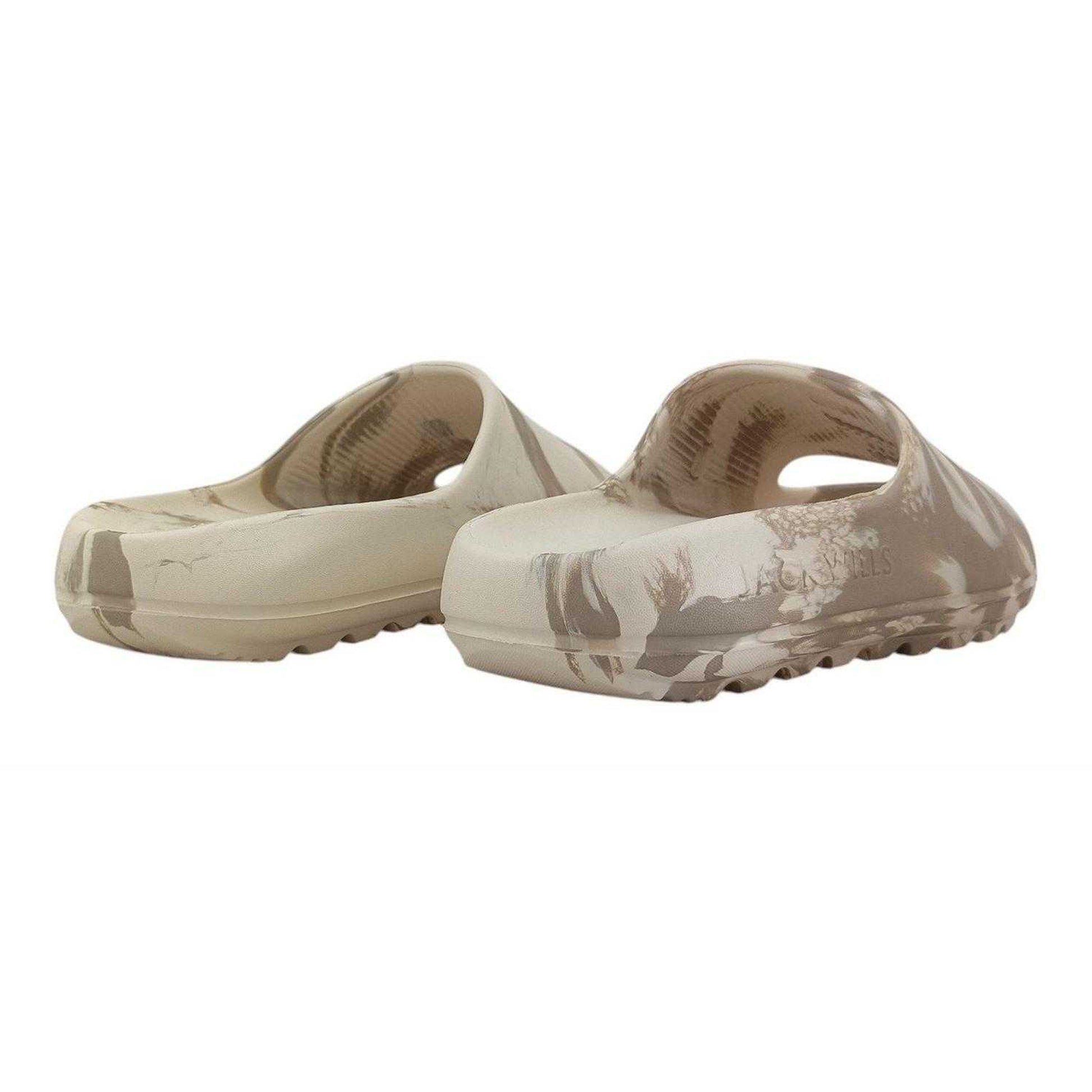 White - Back - Jack Wills Mens Embossed Chunky Summer Sliders