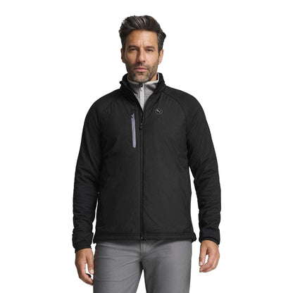 Black - Lifestyle - Puma Mens Hielands Lightweight Golf Jacket
