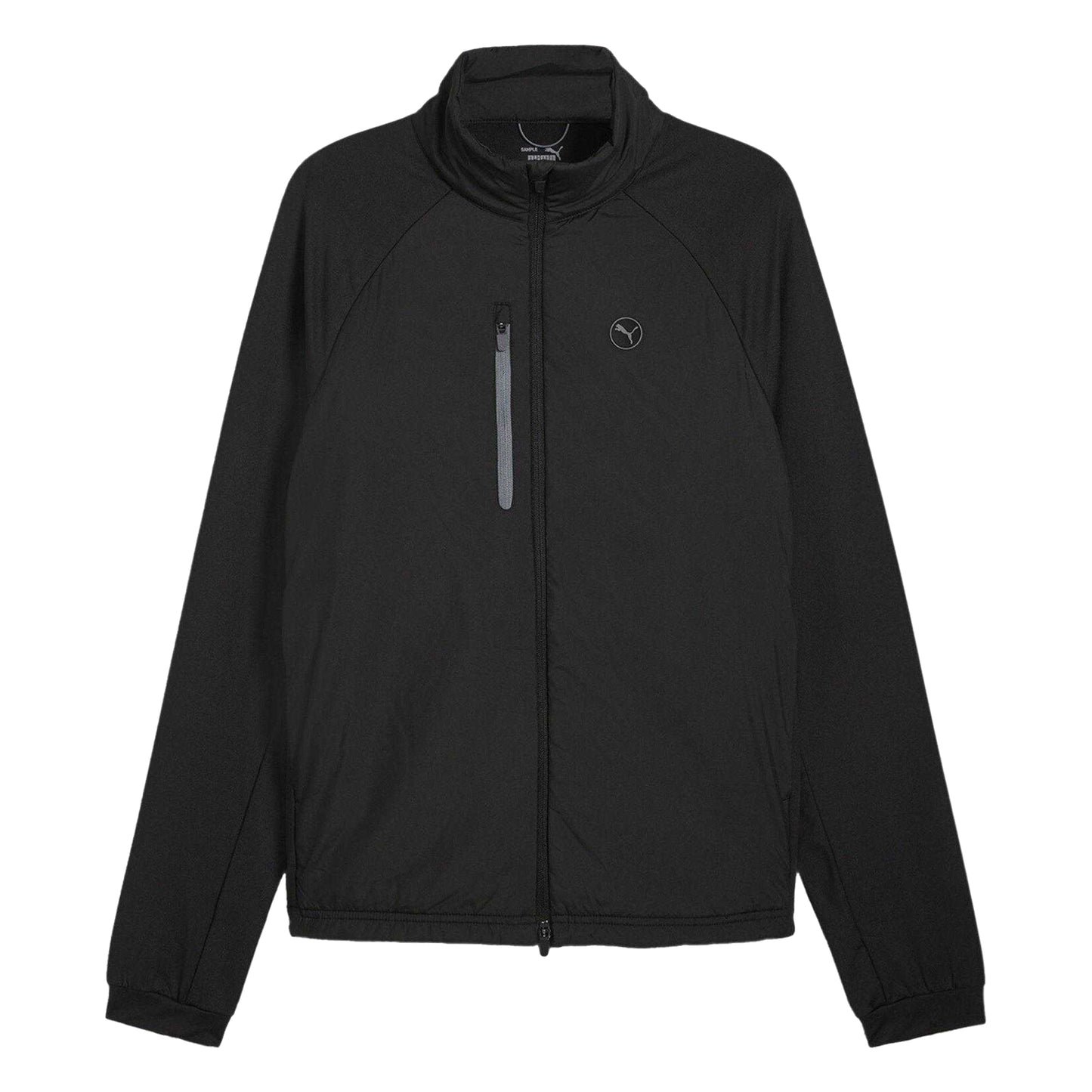 Black - Front - Puma Mens Hielands Lightweight Golf Jacket