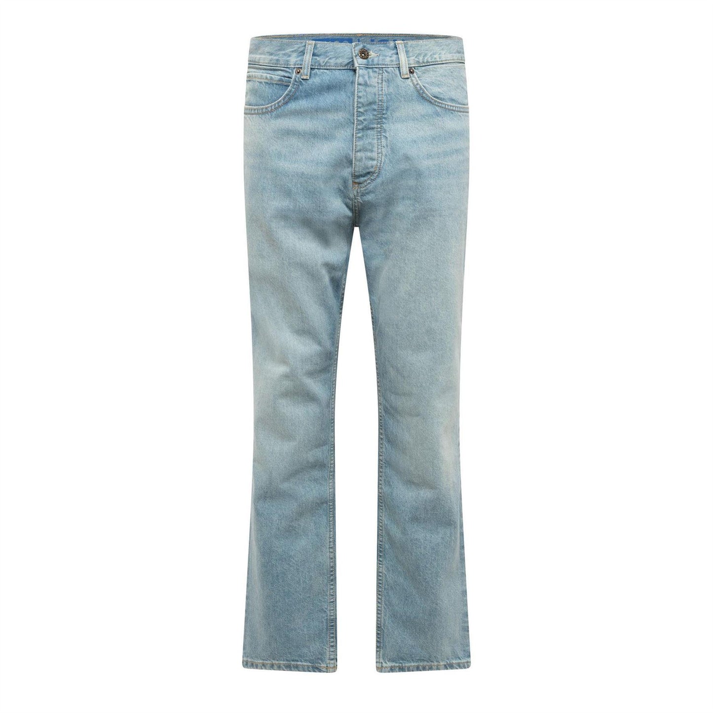 Turquoise-Aqua - Front - Hugo Mens Jonah Faded Jeans