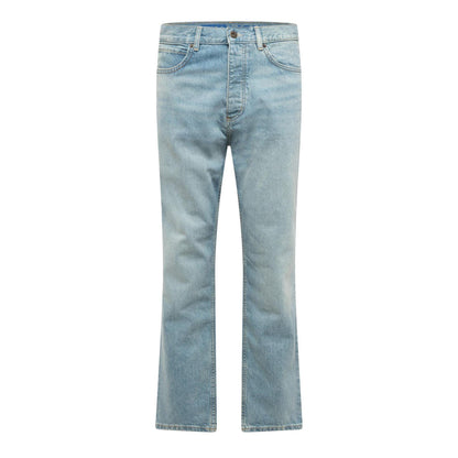 Turquoise-Aqua - Front - Hugo Mens Jonah Faded Jeans