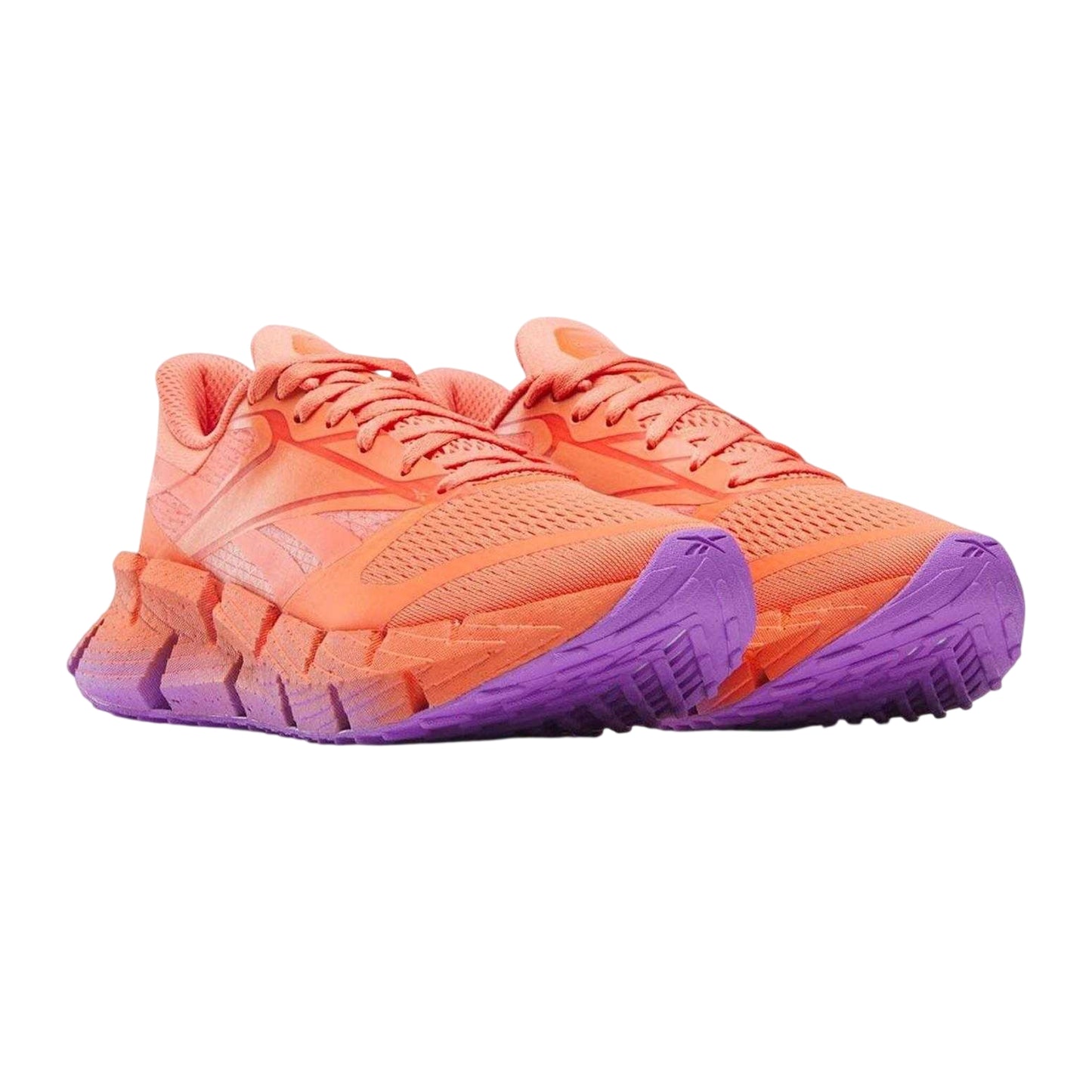 Coral - Side - Reebok Womens-Ladies FloatZig 1 Running Shoes