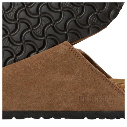Tea - Side - Birkenstock Mens Minimalist Suede Sandals