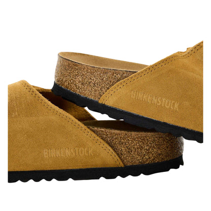 Cork - Side - Birkenstock Mens Minimalist Suede Sandals