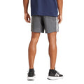 Grey - Back - Adidas Mens Essentials Chelsea Aeroready 3 Stripes Shorts