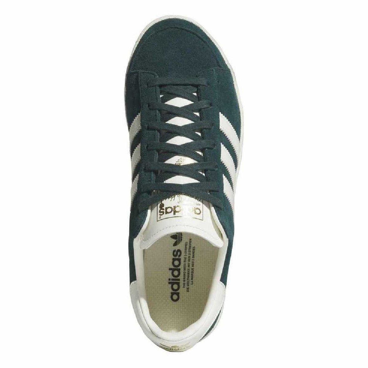 Aurora Green-Ivy - Side - Adidas Mens Jabbar Suede Trainers