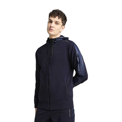 Navy - Side - Puma Mens Pd Leisure Softshell Jacket