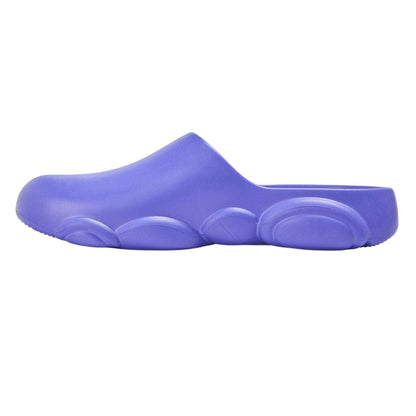 Purple - Back - Moschino Mens Flat Sliders
