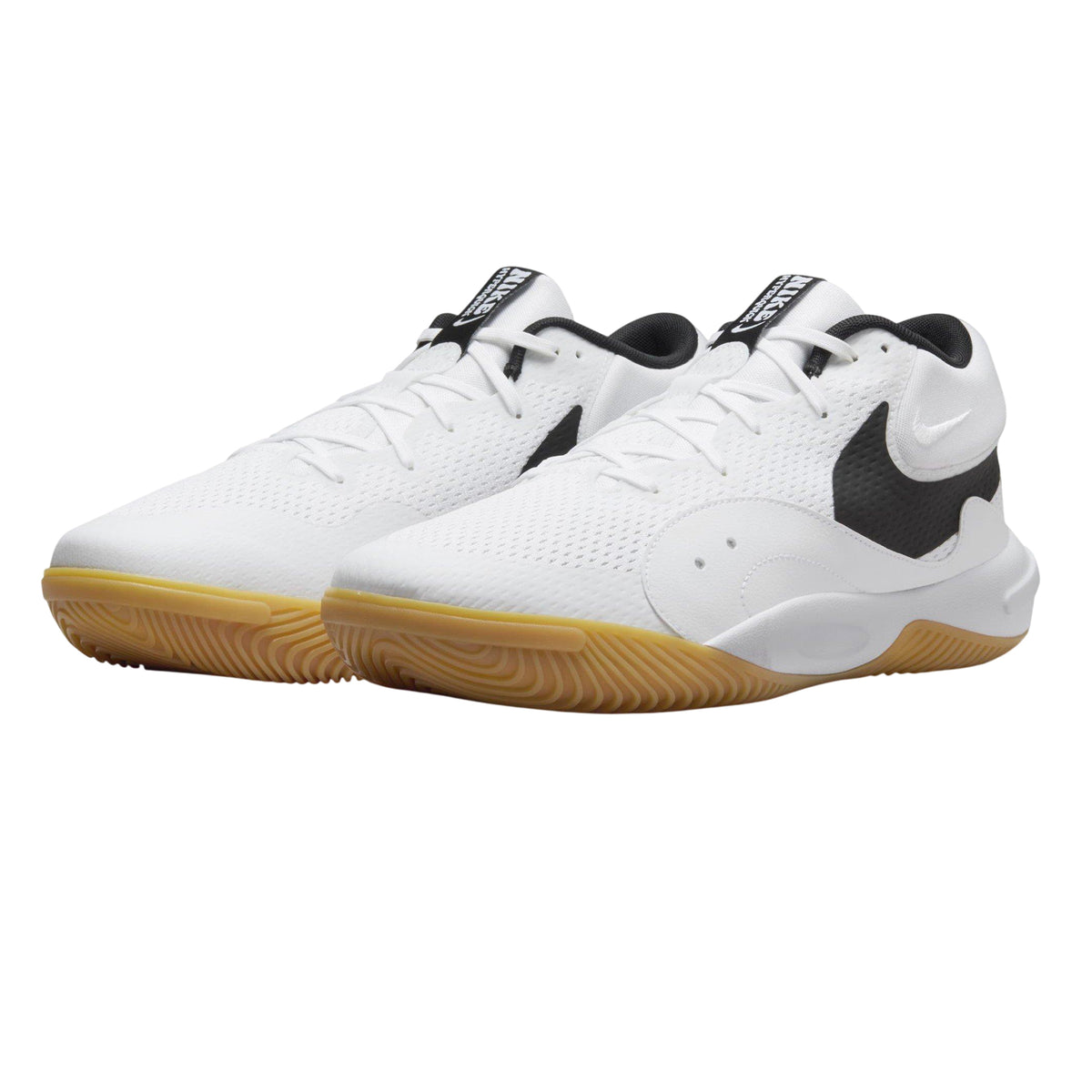 White-Black - Close up - Nike Mens Hyperquick Shoes