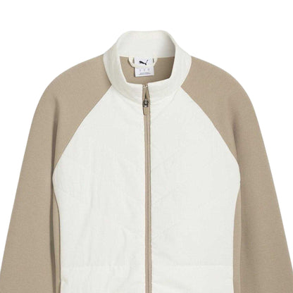 Warm White - Side - Puma Womens-Ladies Cloudspun Hybrid Fitted Jacket