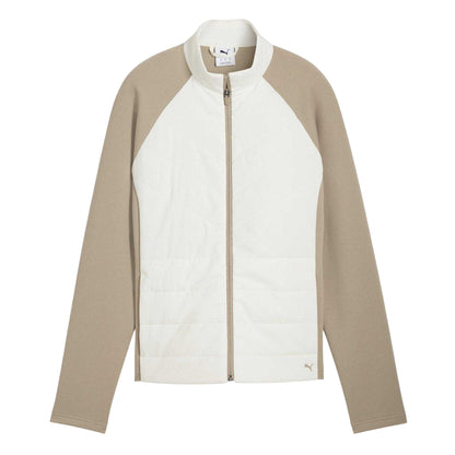 Warm White - Front - Puma Womens-Ladies Cloudspun Hybrid Fitted Jacket