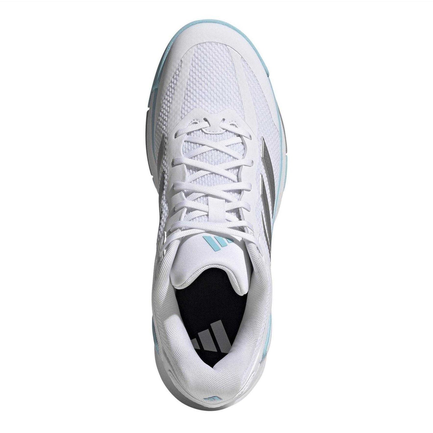 White-Grey - Lifestyle - Adidas Womens-Ladies Netcourt Pro Trainers