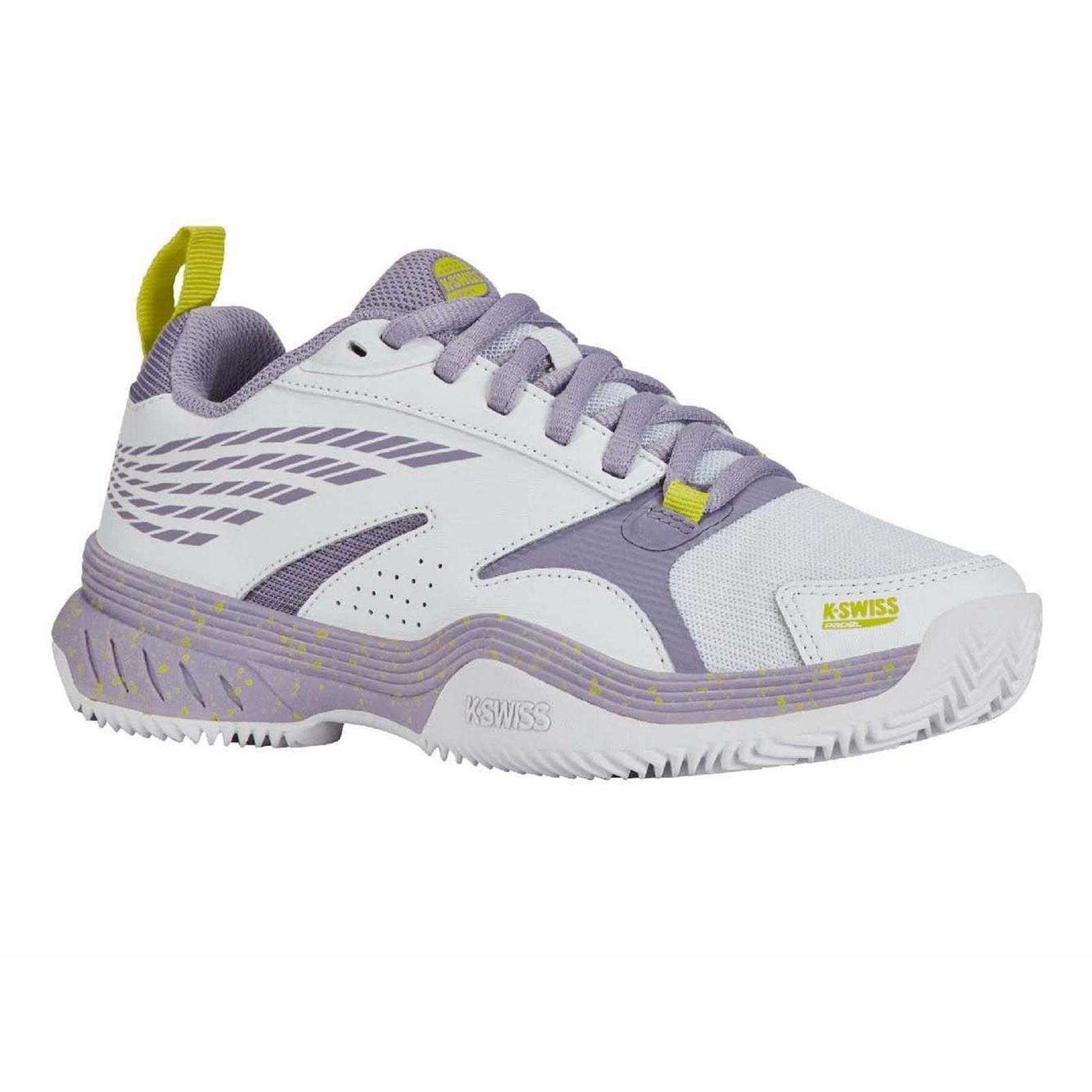 White - Pack Shot - K-Swiss Womens-Ladies SpeedEx Trainers