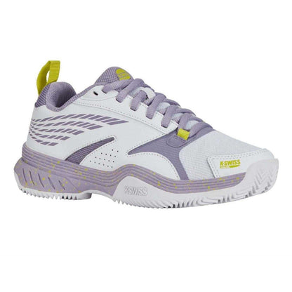 White - Pack Shot - K-Swiss Womens-Ladies SpeedEx Trainers