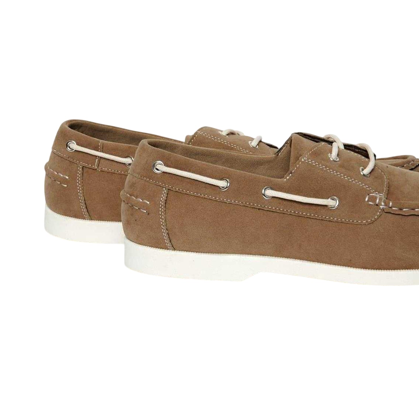 Stone - Lifestyle - Threadbare Mens Amis Suede Moc Toe Boat Shoes