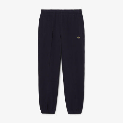 Blue - Front - Lacoste Mens Pique Regular Jogging Bottoms