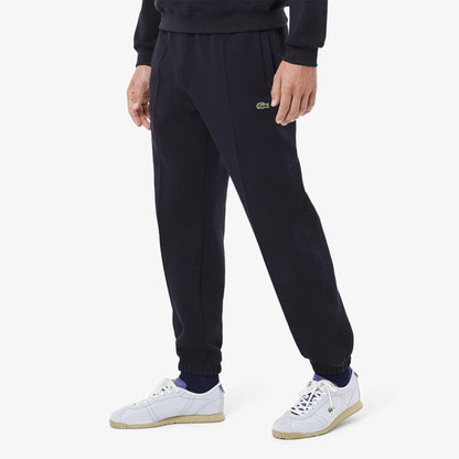 Blue - Back - Lacoste Mens Pique Regular Jogging Bottoms