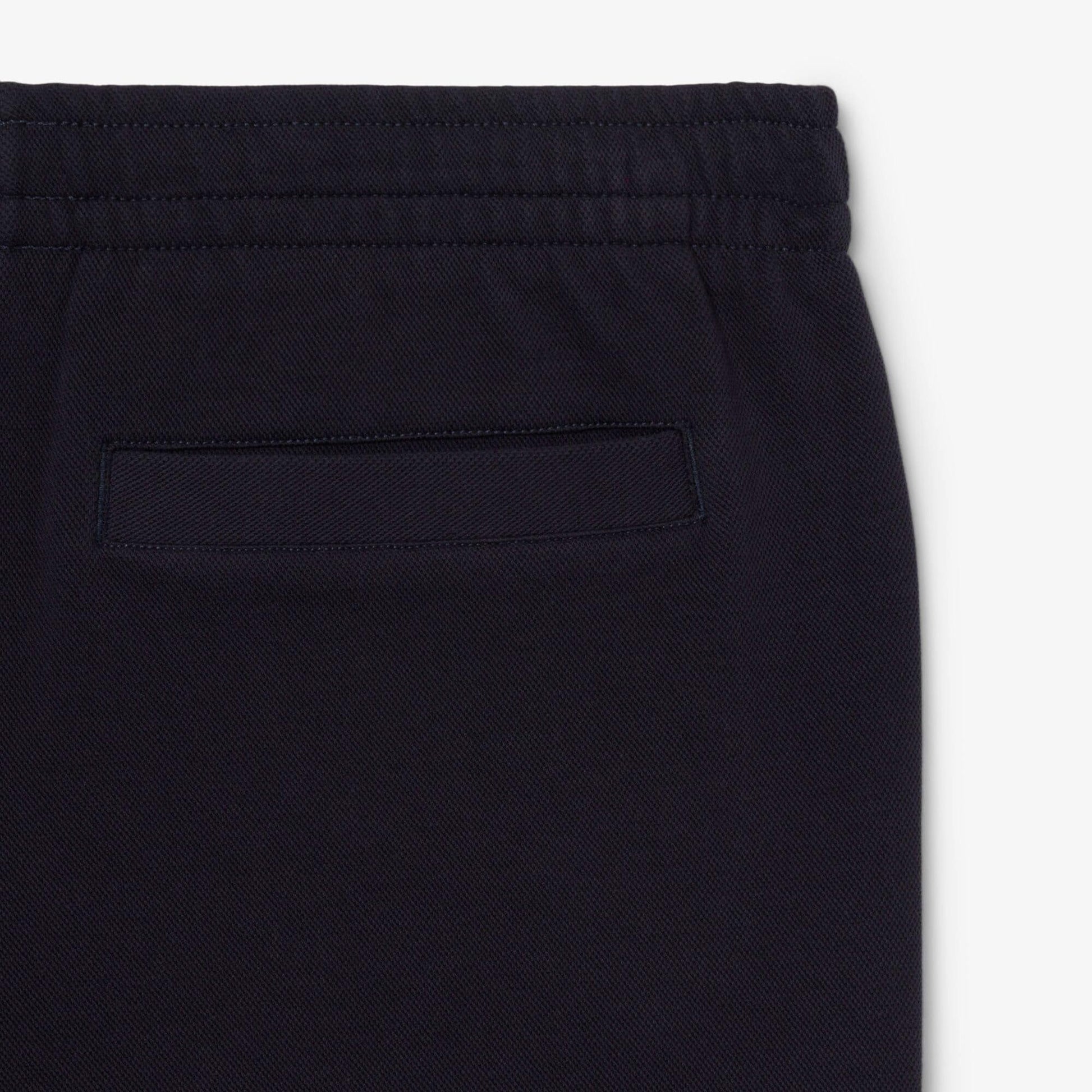Blue - Pack Shot - Lacoste Mens Pique Regular Jogging Bottoms