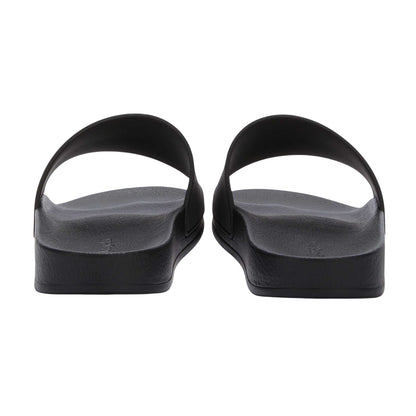 Black - Back - Palm Angels Mens Flat Sliders
