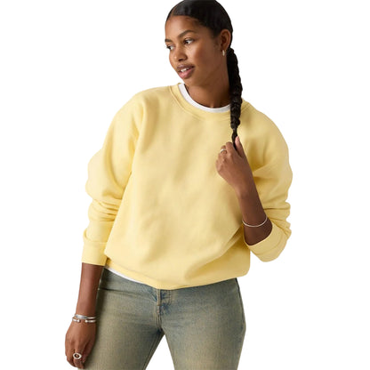 French Vanilla - Side - Levis Womens-Ladies Logo Boxy Sweatshirt