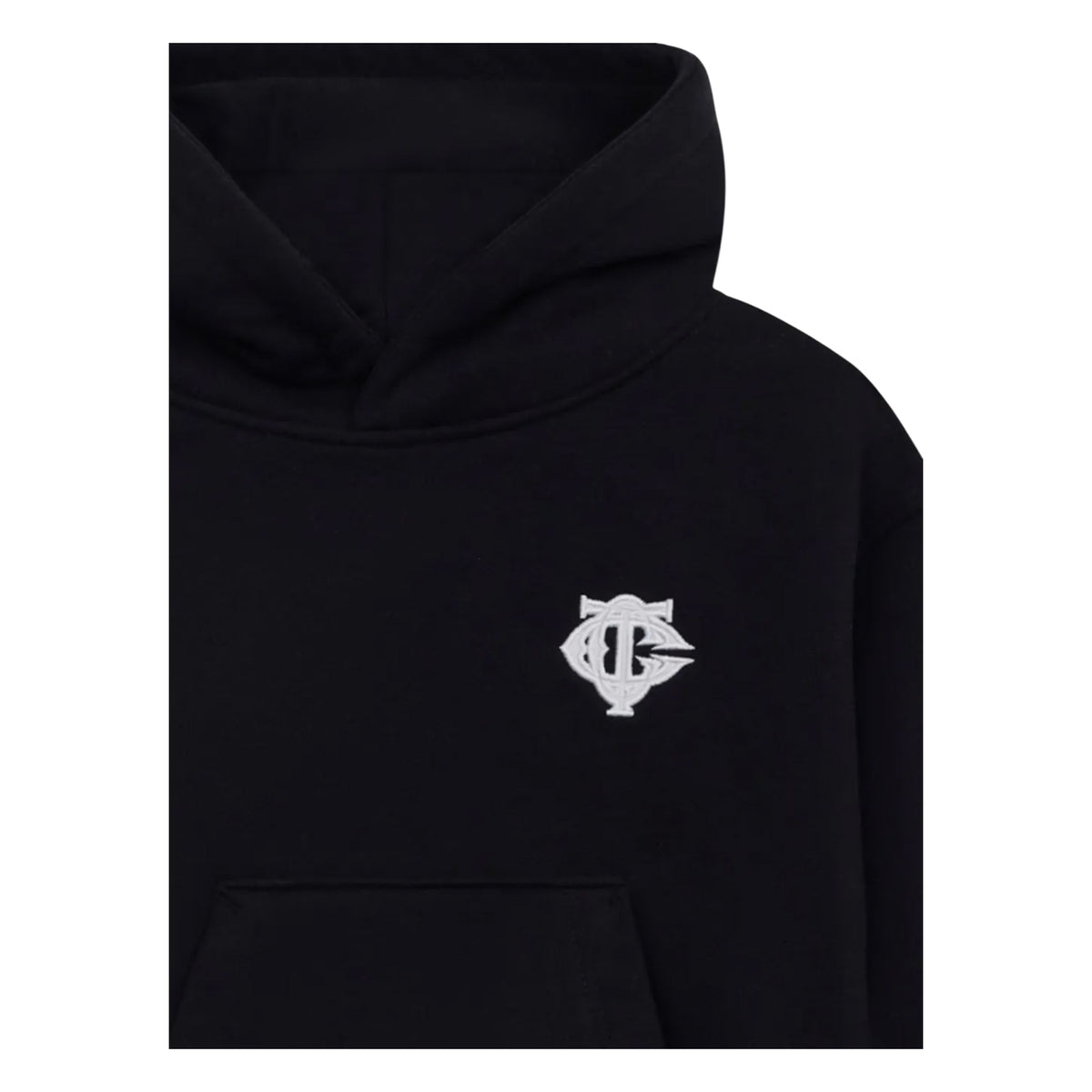 Black - Side - Couture Club Childrens-Kids Kangaroo Pocket Regular Hoodie