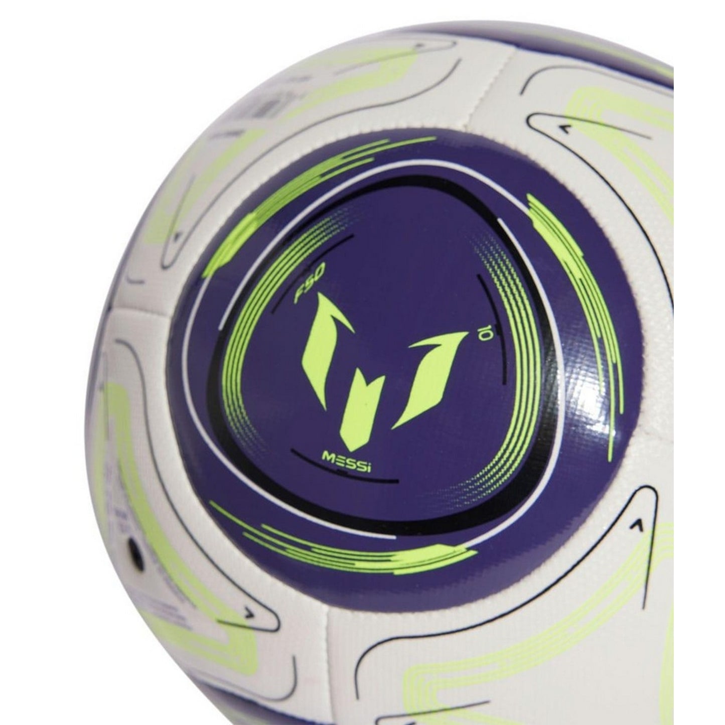 Blue-White-Green - Side - Adidas Lionel Messi Mini Football