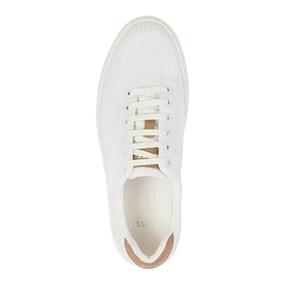 White - Side - Boss Womens-Ladies Katie Low Cut Trainers