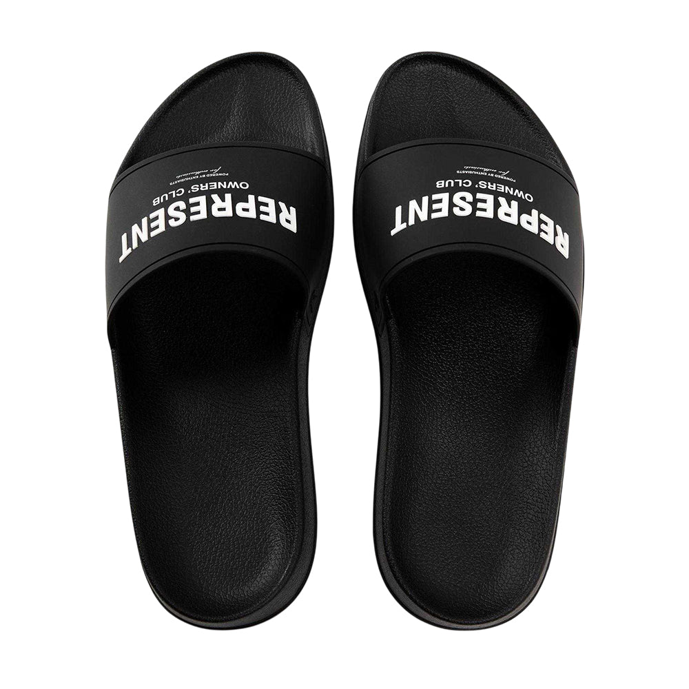 Black - Side - Represent Mens Owners Club Sliders