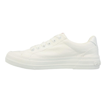 White - Back - Rocket Dog Womens-Ladies Cheery Canvas Pumps