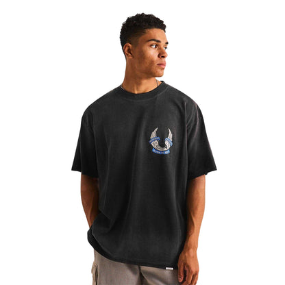 Washed Black - Side - Represent Mens Oversized T-Shirt