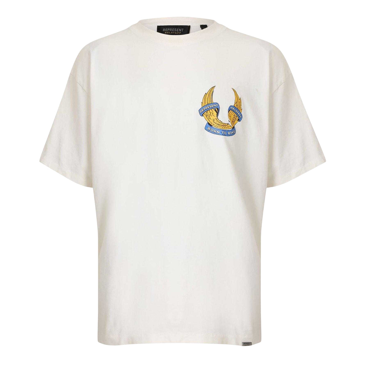 White - Front - Represent Mens Oversized T-Shirt
