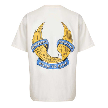 White - Back - Represent Mens Oversized T-Shirt