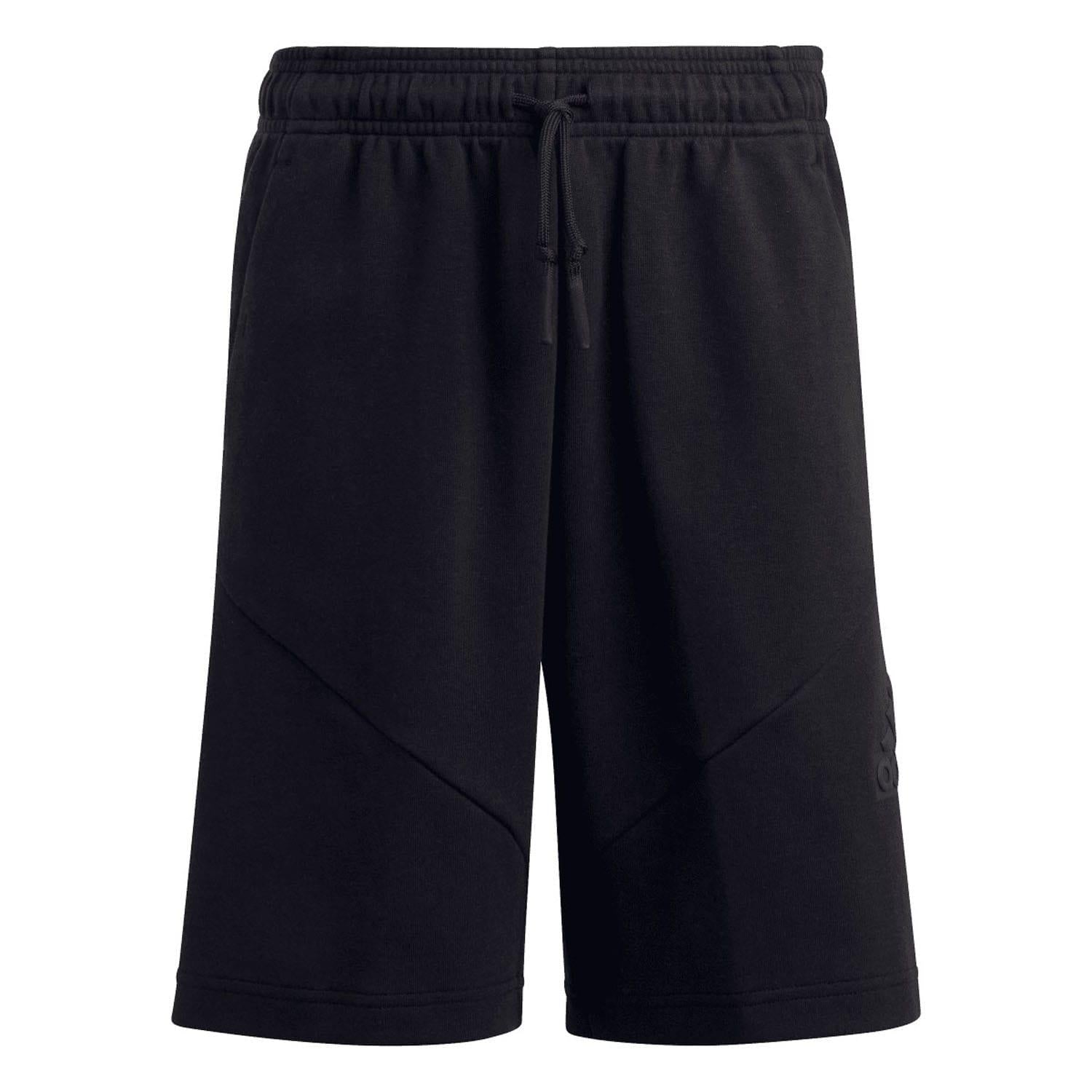 Black - Front - Adidas Childrens-Kids Future Icon Logo Shorts