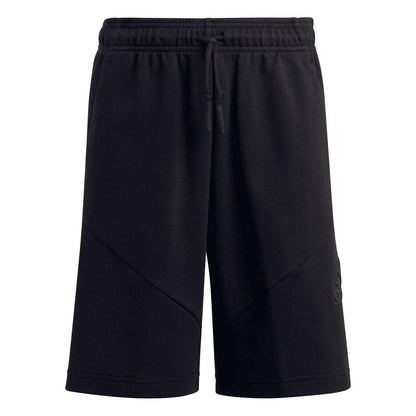Black - Front - Adidas Childrens-Kids Future Icon Logo Shorts